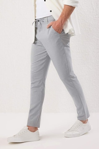 Pantaloni cigarette - Grigio