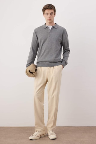 Pantaloni in velluto - Bianco