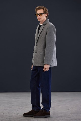 Cappotto in lana - Grigio