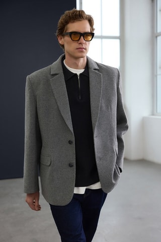 Cappotto in lana - Grigio