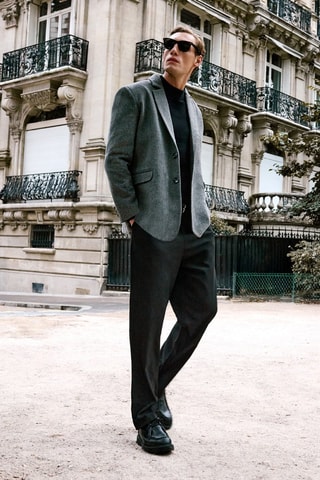 Cappotto in lana - Grigio