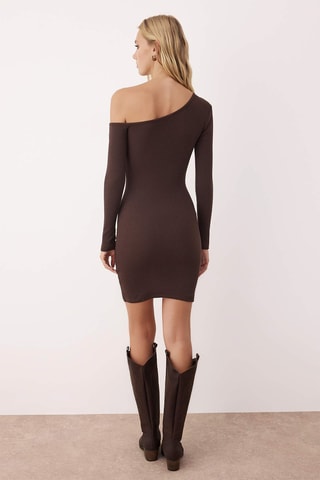 Abito a tubino - Marrone