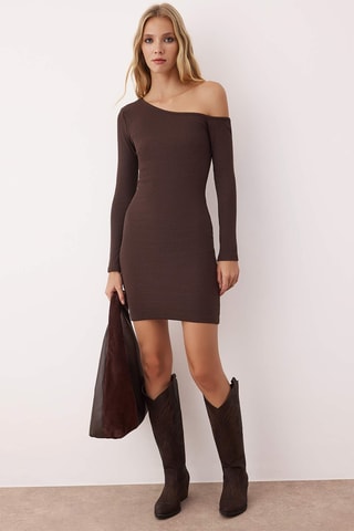Abito a tubino - Marrone