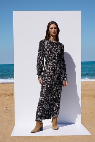 Abito a camicia - Marrone scuro