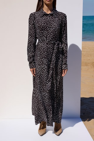 Abito a camicia - Marrone scuro