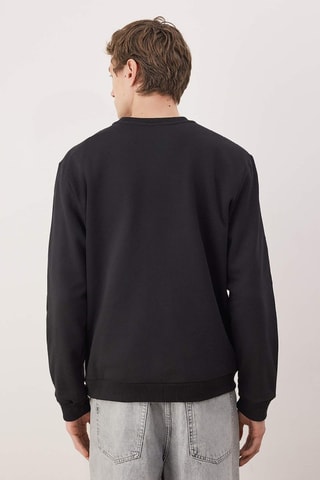 3 felpe regular e kaki - Nero, beige e verde