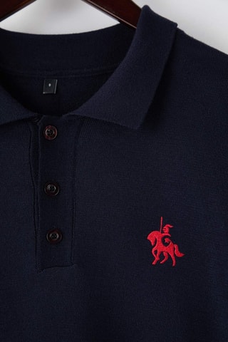 Maglia regular - Rosso e blu