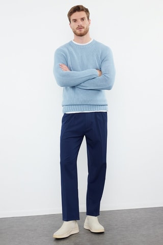 Maglia slim - Blu