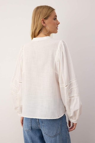 Camicia oversize - Bianco