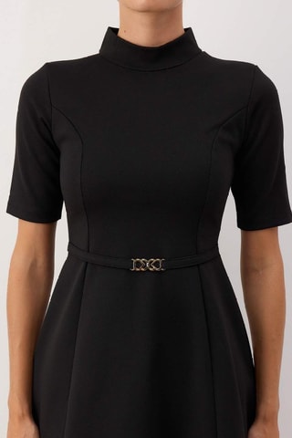 Abito taglio dritto - Nero