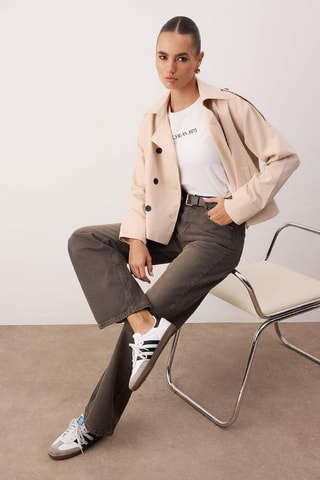 Jeans wide legs - Marrone