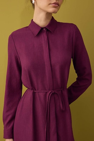 Abito a camicia - Bordeaux