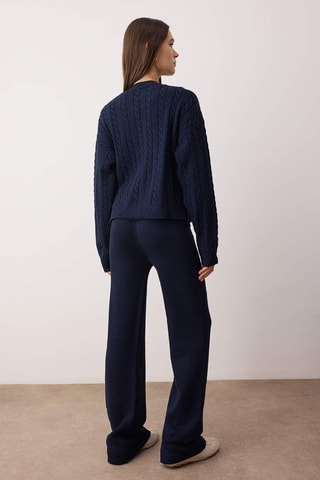 Cardigan e pantaloni - Blu