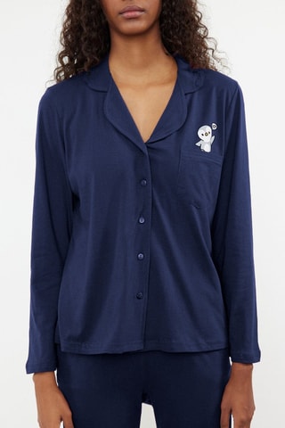 Pigiama - Bianco e blu