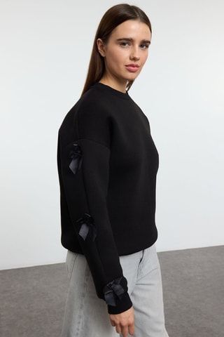 Felpa oversize - Nero