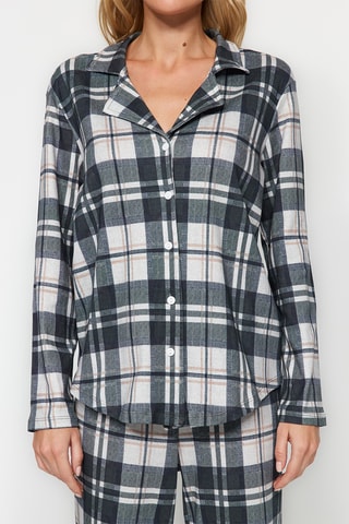 Pigiama - Bianco e grigio