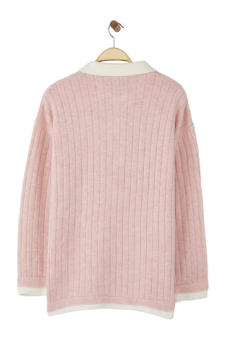 Maglia - Bianco e rosa