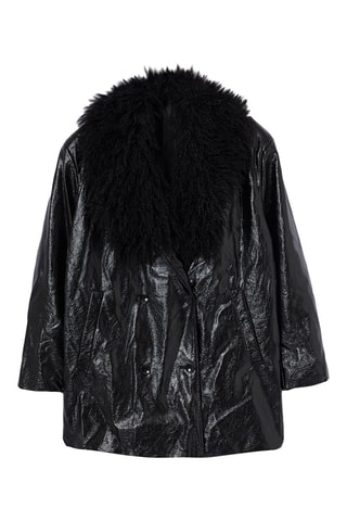 Cappotto regular - Nero