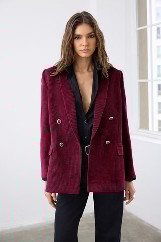 Blazer regular - Bordeaux