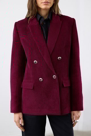 Blazer regular - Bordeaux