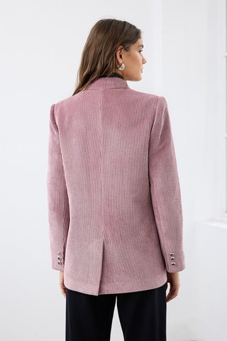 Blazer regular - Rosa