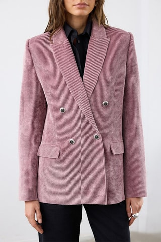 Blazer regular - Rosa