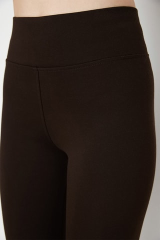 Legging taille haute - Marron