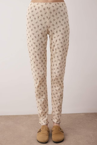 Pigiama - Bianco e marrone