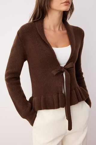 Cardigan - Marrone