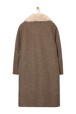 Cappotto - Marrone e bianco