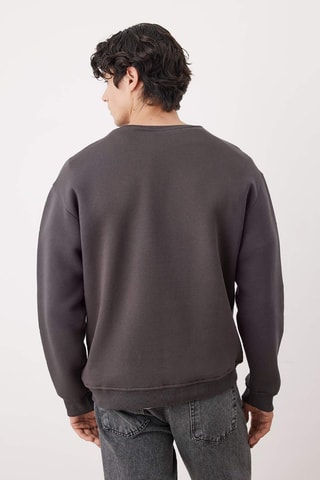 Felpa in pile - Grigio