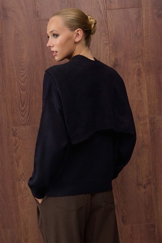 Pull oversize - Bleu