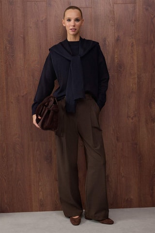 Pull oversize - Bleu