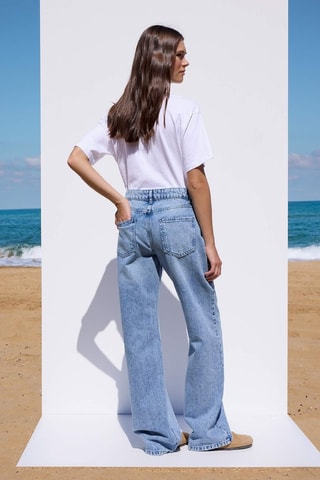 Jean - Blanc et bleu