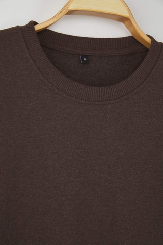 Felpa regular - Marrone