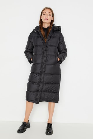 Piumino lungo - Nero