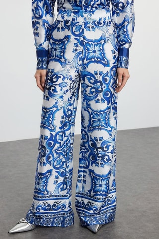 Tunica e pantaloni - Blu e bianco