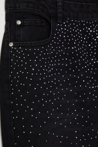 Pantaloni straight a vita alta - 