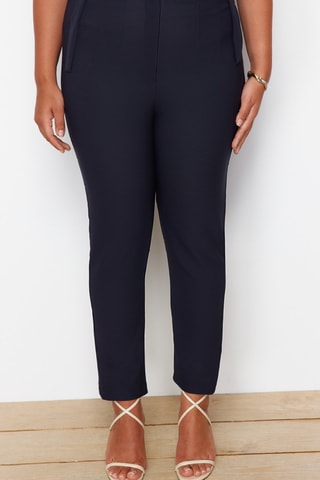 Pantaloni cigarette - Blu