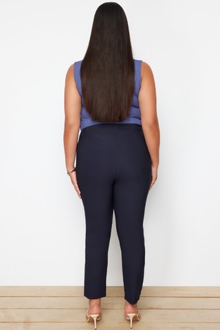 Pantaloni cigarette - Blu