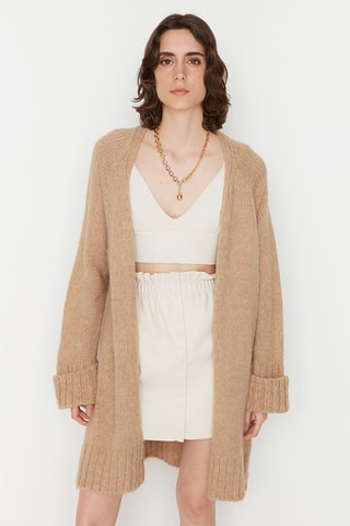 Cardigan lungo - Marrone