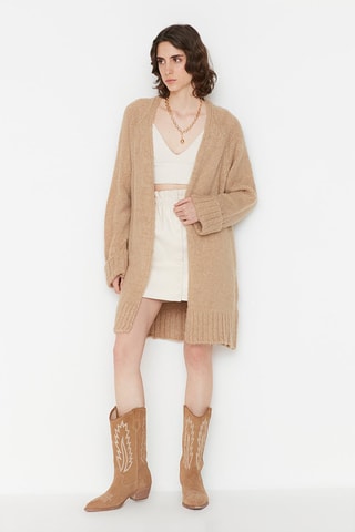 Cardigan lungo - Marrone