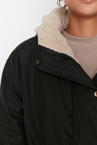 Parka con cappuccio - Nero