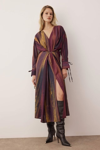 Abito a portafoglio - Viola