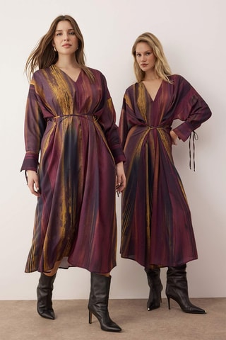 Abito a portafoglio - Viola