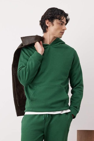 Felpa con cappuccio e pantaloni sportivi - Verde