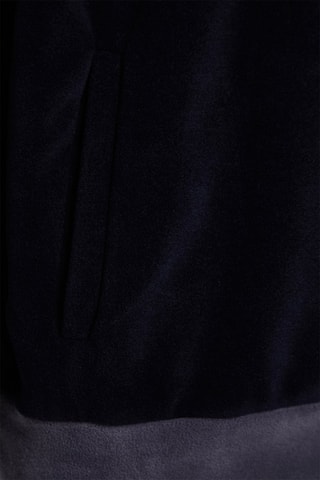 Felpa oversize - Blu e grigio