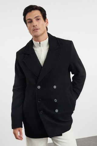 Cappotto regular - Nero