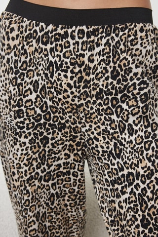 Pigiama - Nero, beige e marrone