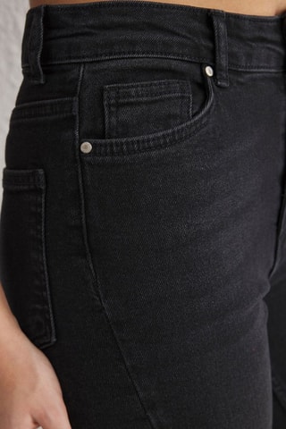 Jeans flare a vita alta - Nero